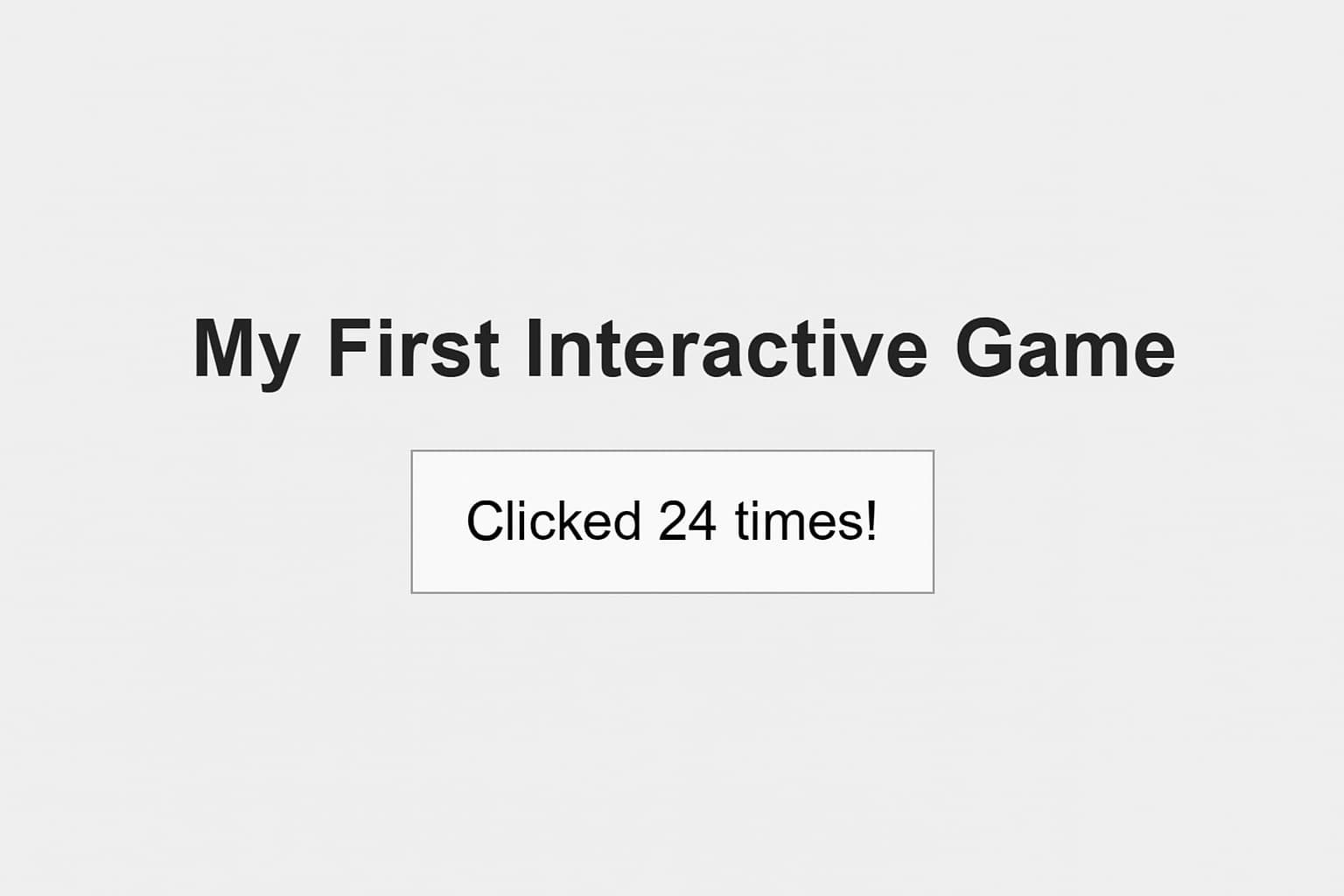 Interactive Clicking Game preview