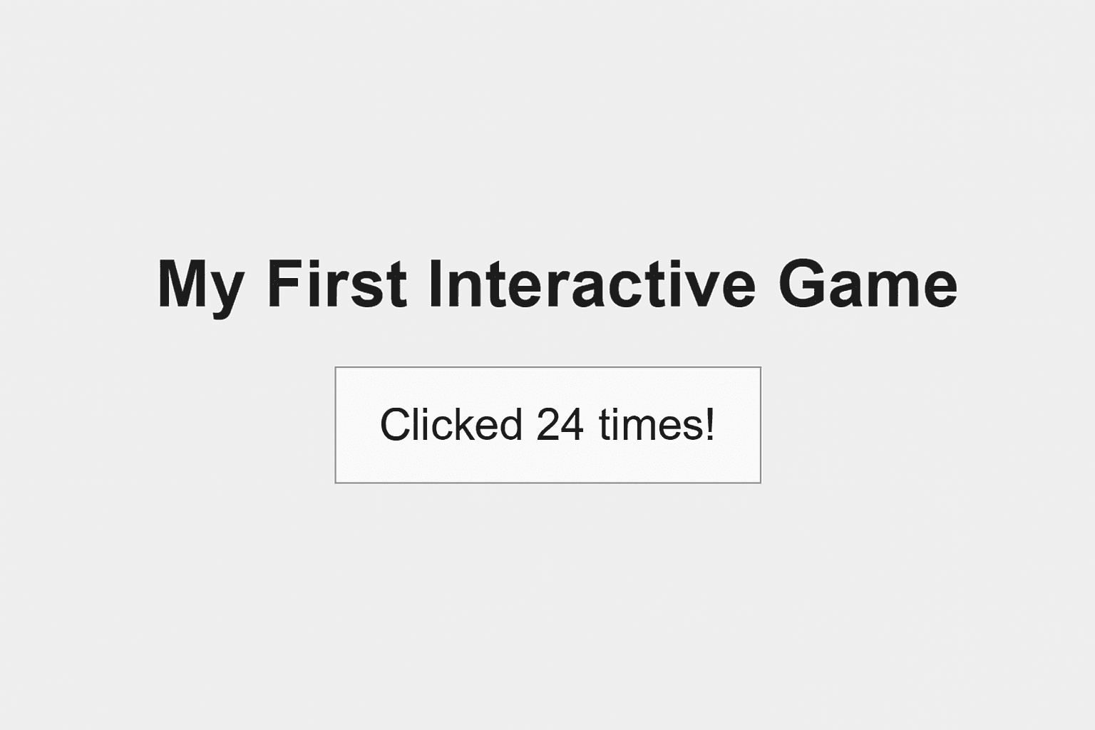 Interactive Clicking Game preview